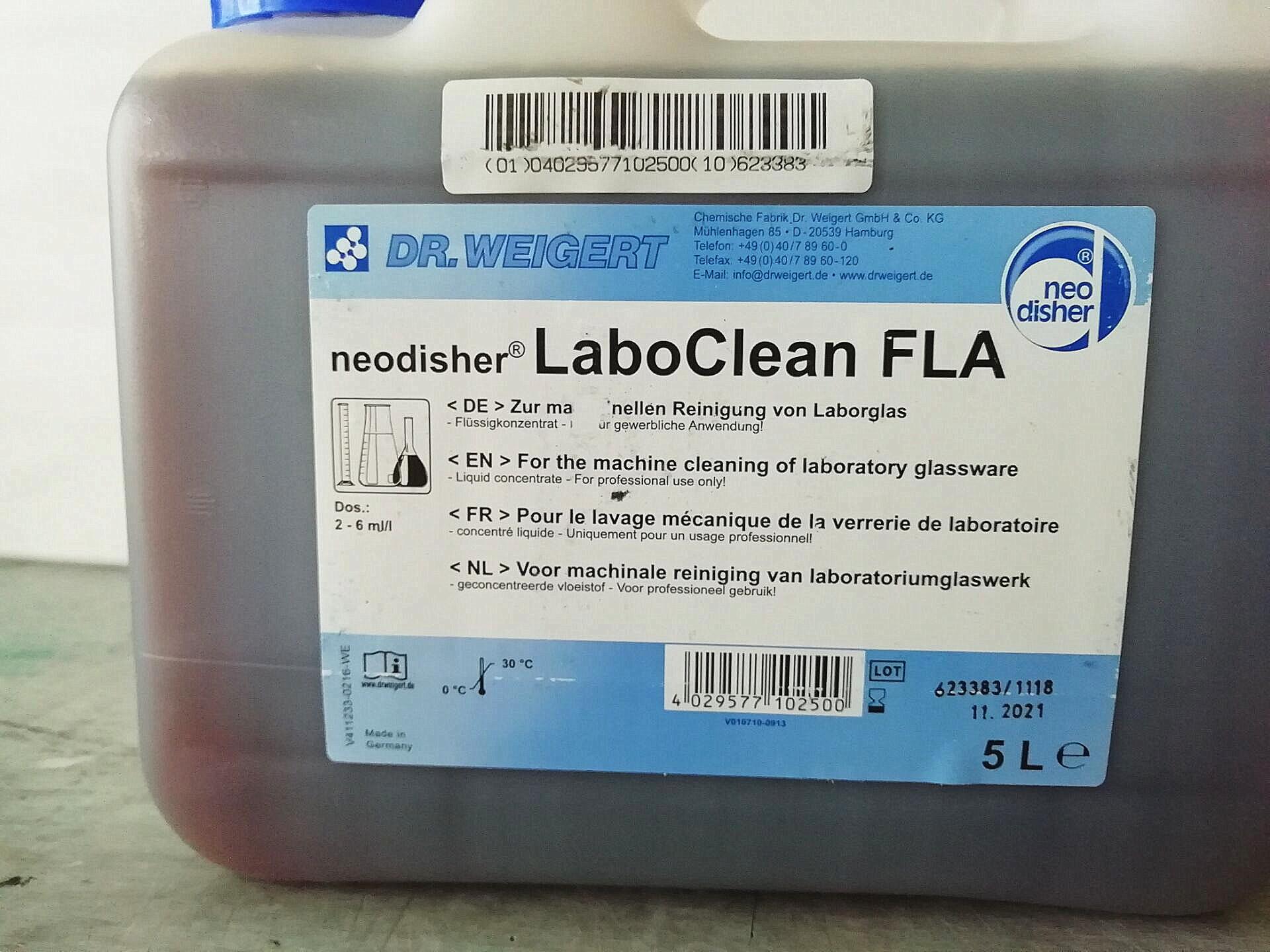 Lave boutèy dezenfeksyon machin alkalin netwayaj solisyon prekosyon itilize